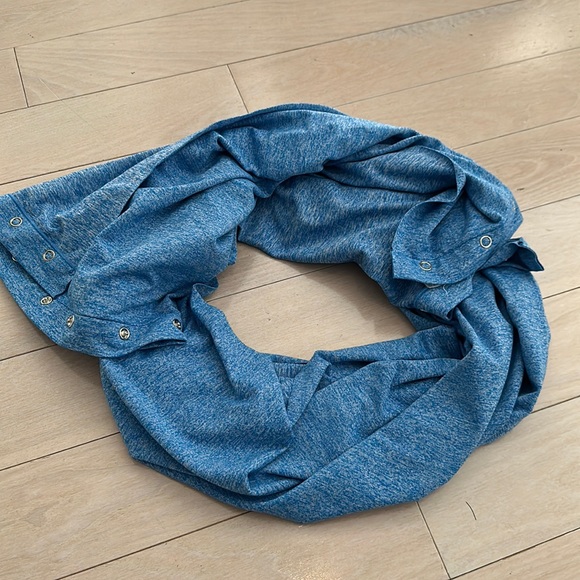 lululemon athletica Accessories - Lululemon multiuse scarf heathered blue